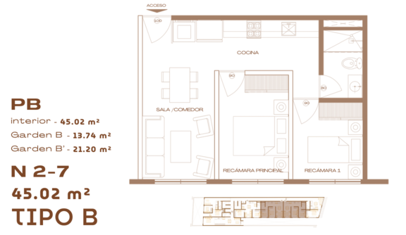 Departamentos Roma Norte PREVENTA | 45 a 72m2 | Alta plusvalía | 1 y 2 recámaras